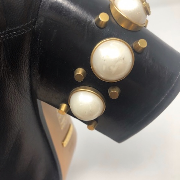 Gucci Leather Double GG Mid-Heel Loafer 40.5 EU - Picture 4 of 8